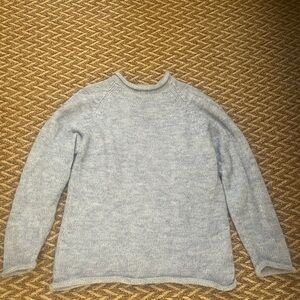Women’s Blue Alpaca Wool Sweater